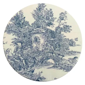 Sottopiatti In Legno Con Fodera Intercambiabile Toile De Jouy