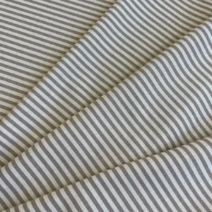 Tessuto A Righe beige e tortora